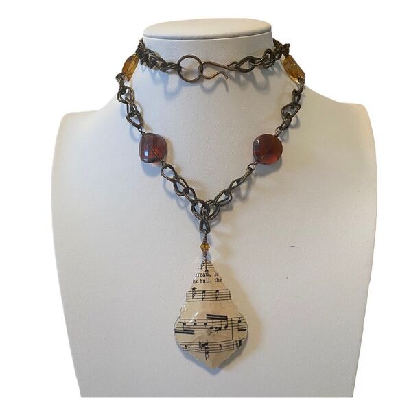 Artisan Made One of a kind Statement Necklace. - Picture 3 of 7